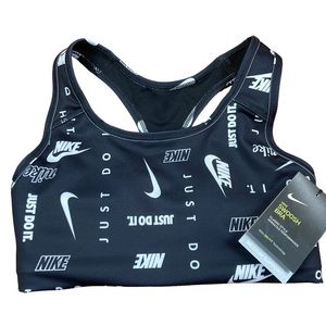 Nike Swoosh Bra Logo Print NEW - Size Small